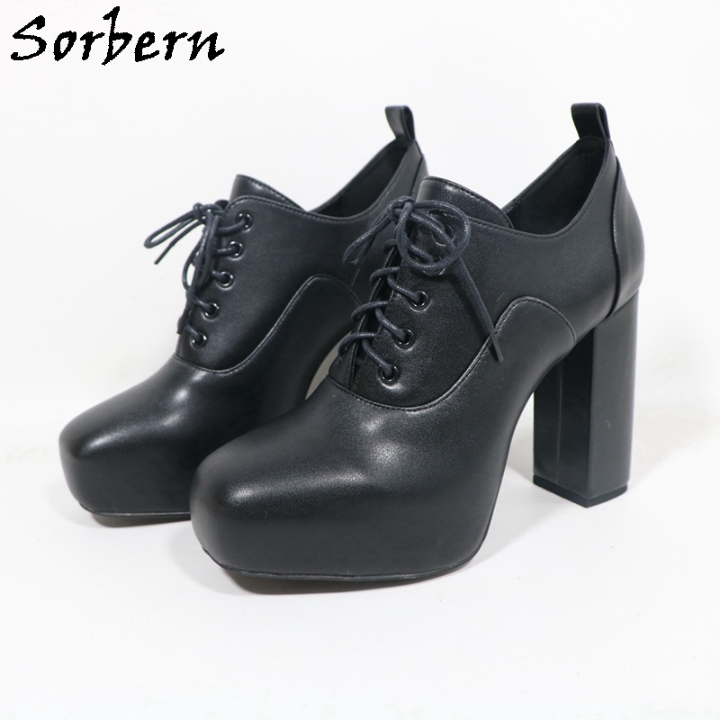 ソルバーン ユニセックススタイル パンプスシューズ レディー - Pump Heel Block のレビューと価格