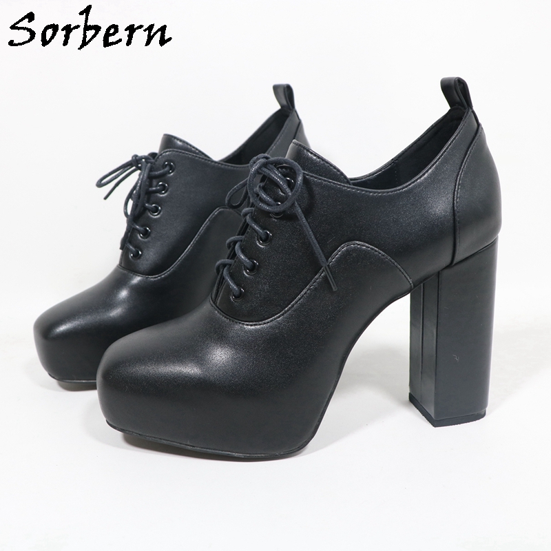 ソルバーン ユニセックススタイル パンプスシューズ レディー - Pump Heel Block のレビューと価格