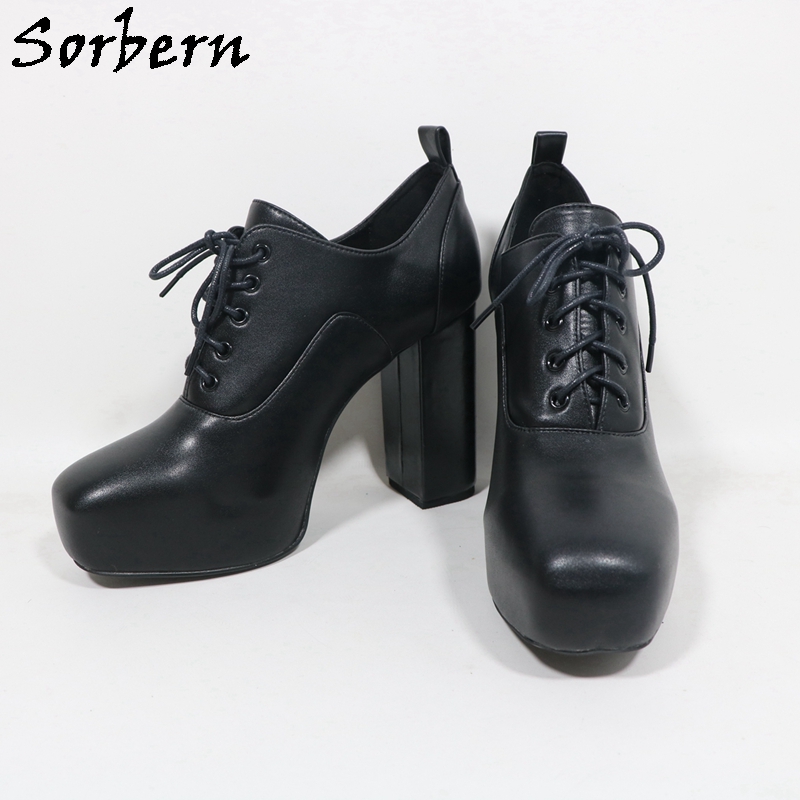 ソルバーン ユニセックススタイル パンプスシューズ レディー - Pump Heel Block のレビューと価格