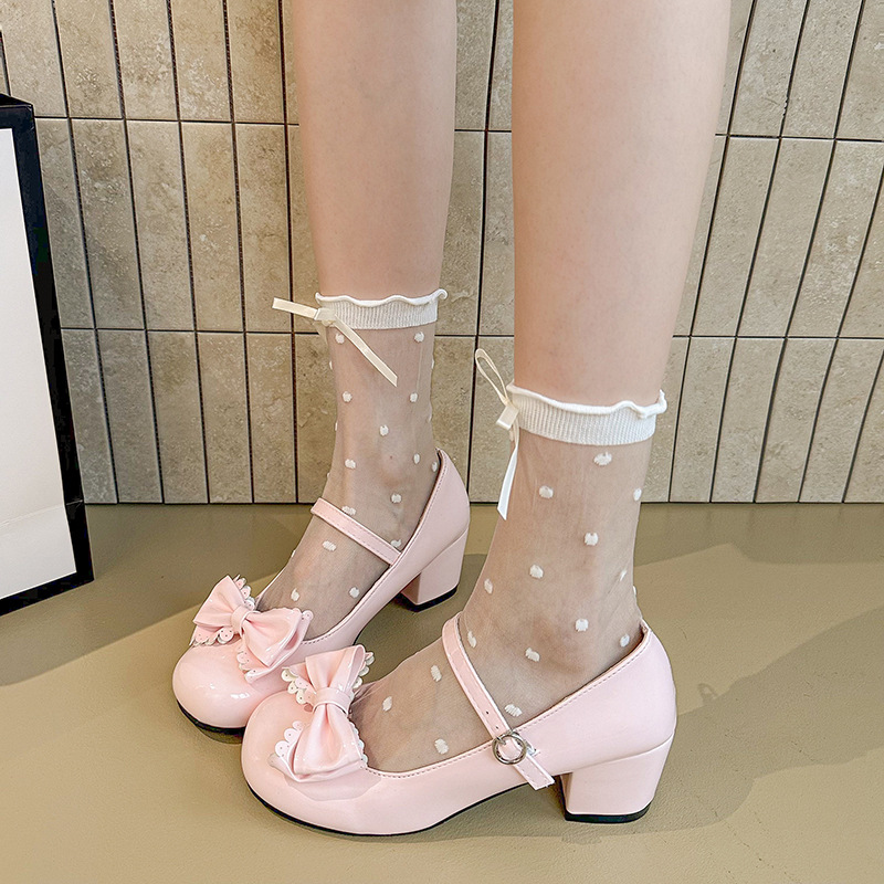 2026年女性用パンプス ロリータスタイル 可愛いラウンドト - Midi Dress のレビューと価格
