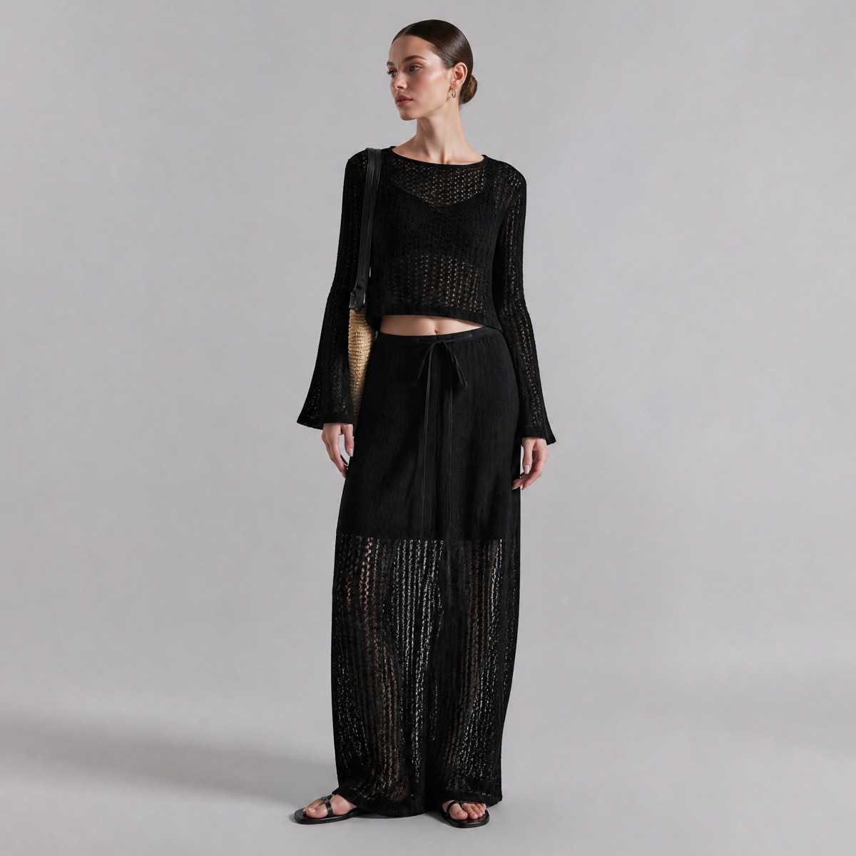 IG 2026 レディース ホローアウトニット ツーピースセ - Formal Skirt のレビューと価格