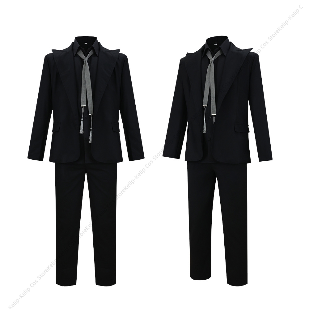 GO クロウリーコスプレ衣装黒スリムフィットスーツ悪魔エレガ - Womens Blazer のレビューと価格