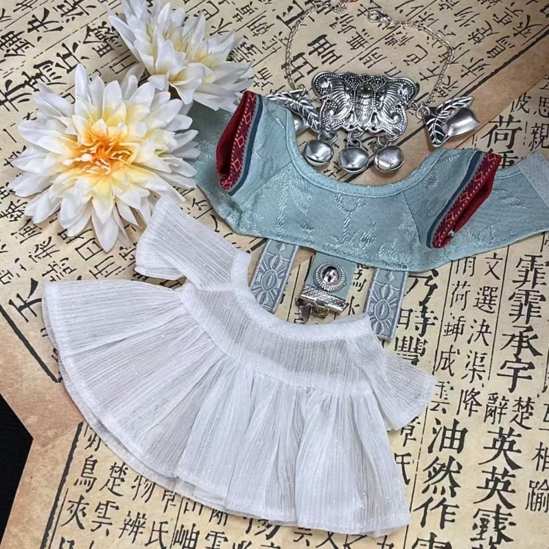 20cm綿人形 - 伝統的な中国苗江シリーズのベビー服ぬいぐ - Formal Dress のレビューと価格