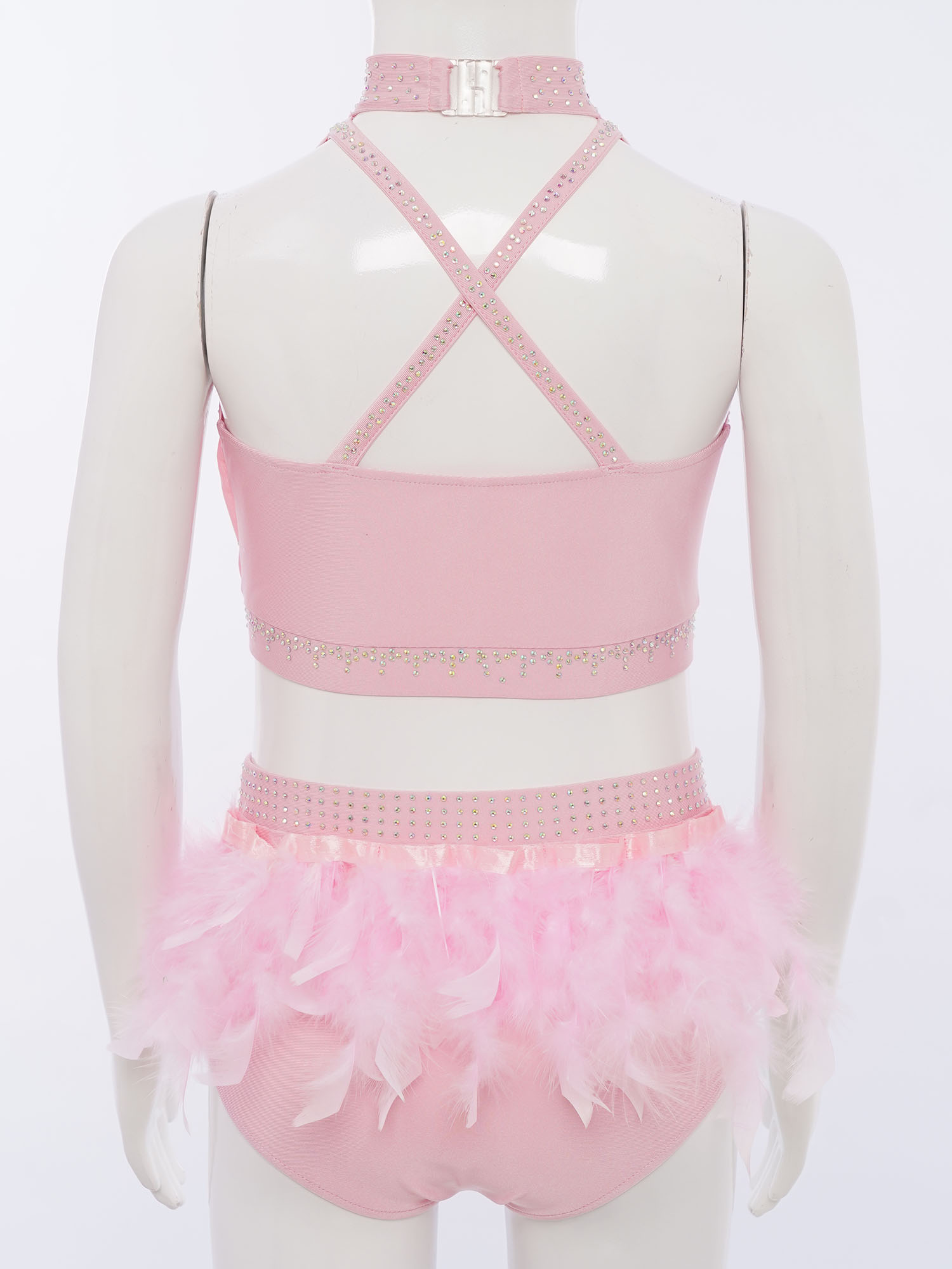 2 個キッズガールズラテンジャズダンス衣装キラキララインスト - Formal Skirt のレビューと価格