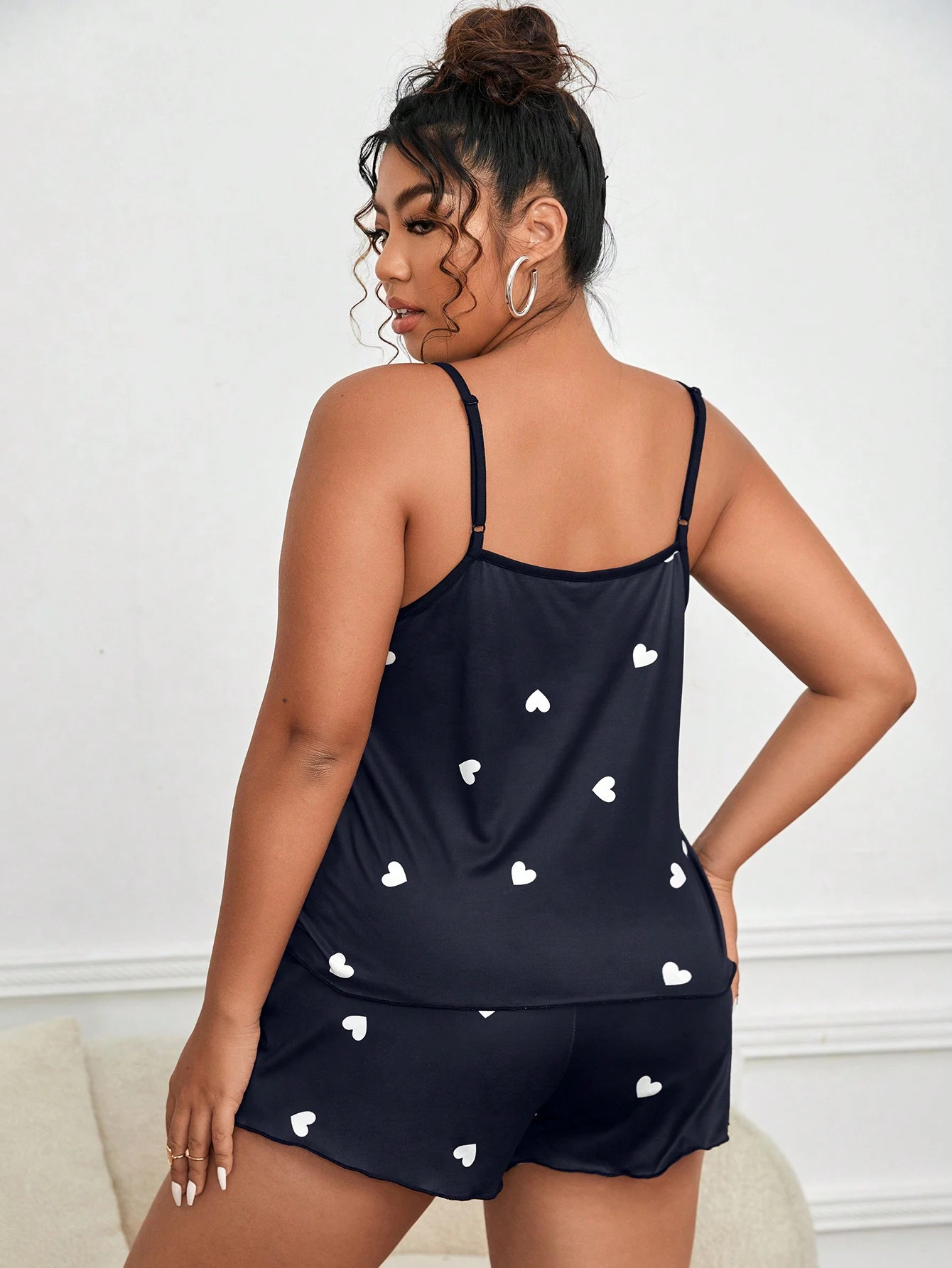 2 ピースパジャマセット女性用パジャマクロップトップ + シ - Womens Suit のレビューと価格
