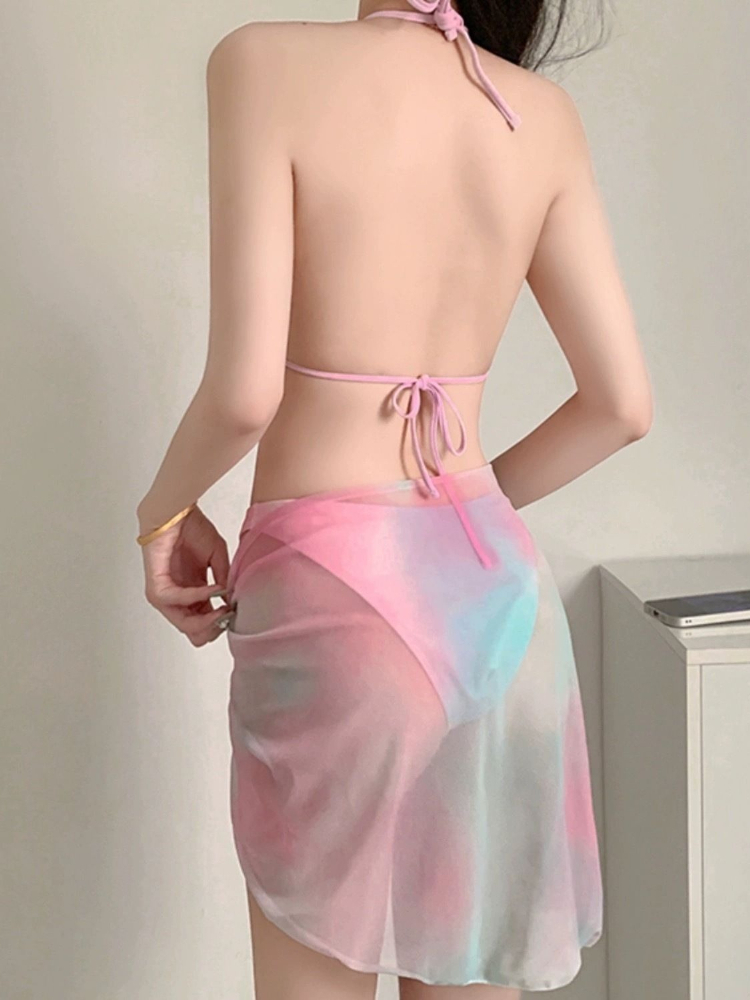 セクシーな女性用ビキニ 2026新作 ピンクとブルーの水着セ - Womens Suit のレビューと価格