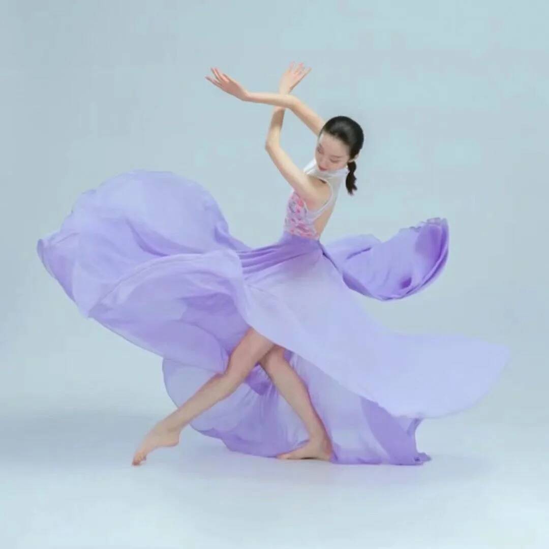 女性と冬 2022 秋ベリーダンスシフォンパープルレースアッ - Formal Skirt のレビューと価格