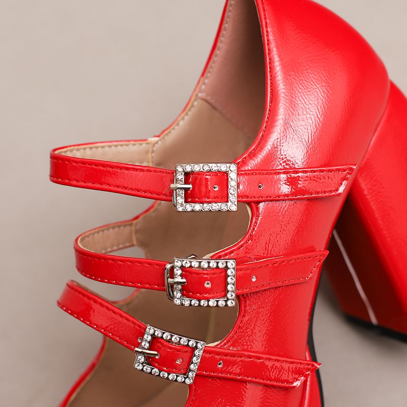 SIMLOVEYOブランド レディース パンプス ラウンドト - Pump Heel Block のレビューと価格
