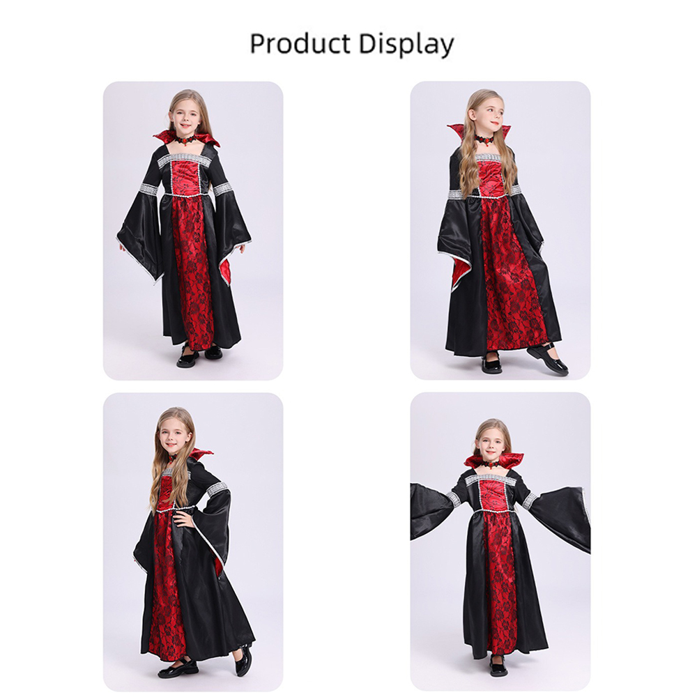 赤黒の魔女コスチューム フード付きロングドレス スカルプリン - Women'S Red Formal Wear のレビューと価格