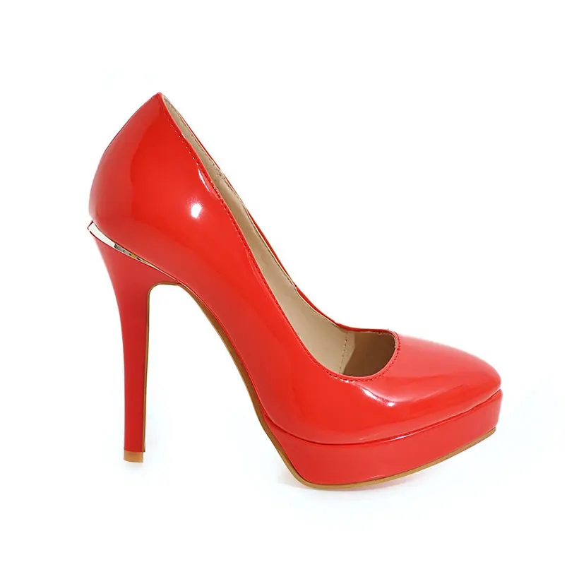 女性用パテントレザーパンプス,ラージサイズ,エレガント,オフ - Women'S Red Formal Wear のレビューと価格