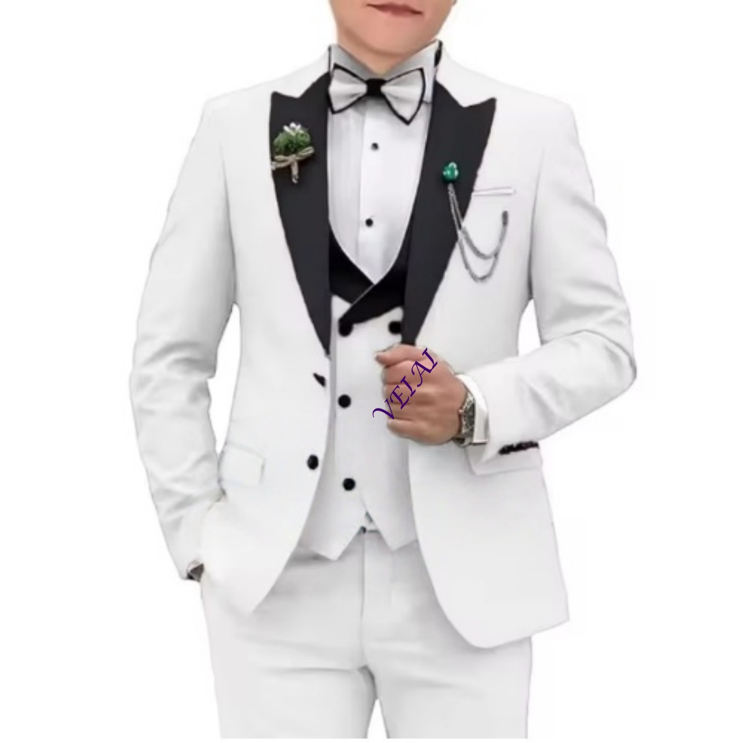フォーマルな男の子用スーツ、結婚式用タキシード、3点セット、 - Formal Dress のレビューと価格