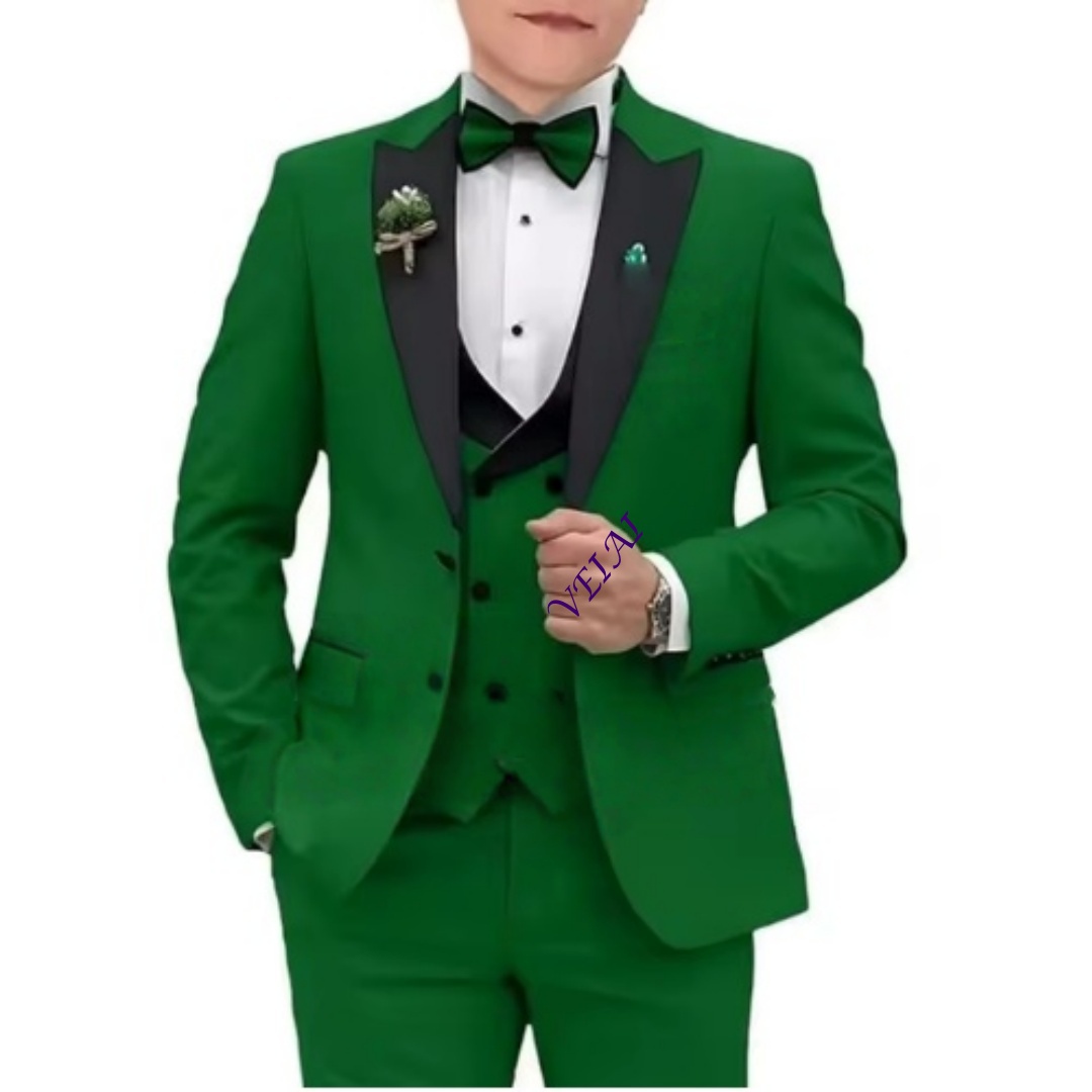 フォーマルな男の子用スーツ、結婚式用タキシード、3点セット、 - Formal Dress のレビューと価格